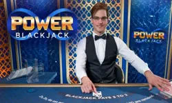 Power Blackjack live table